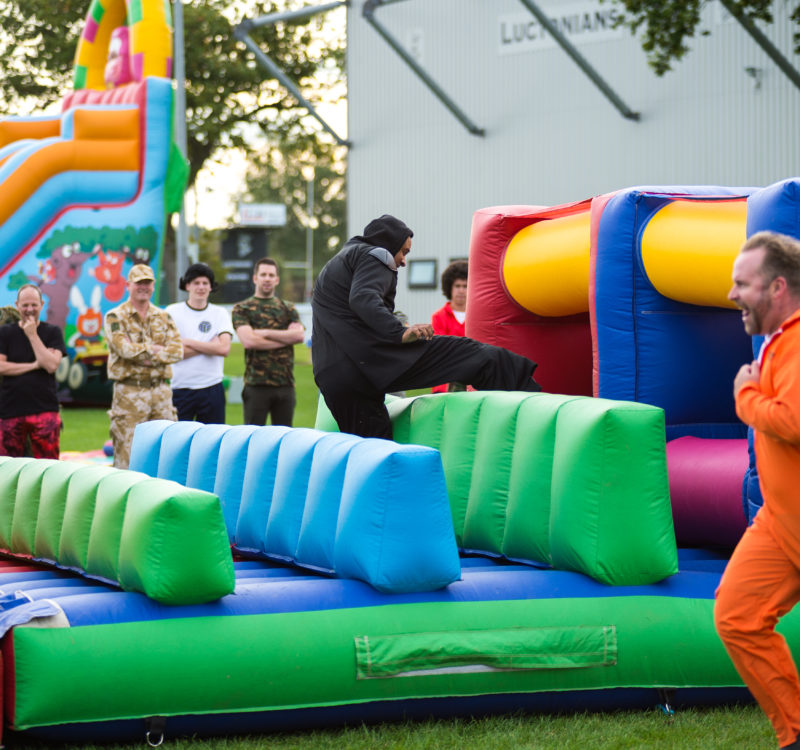 Inflatable obstacle course