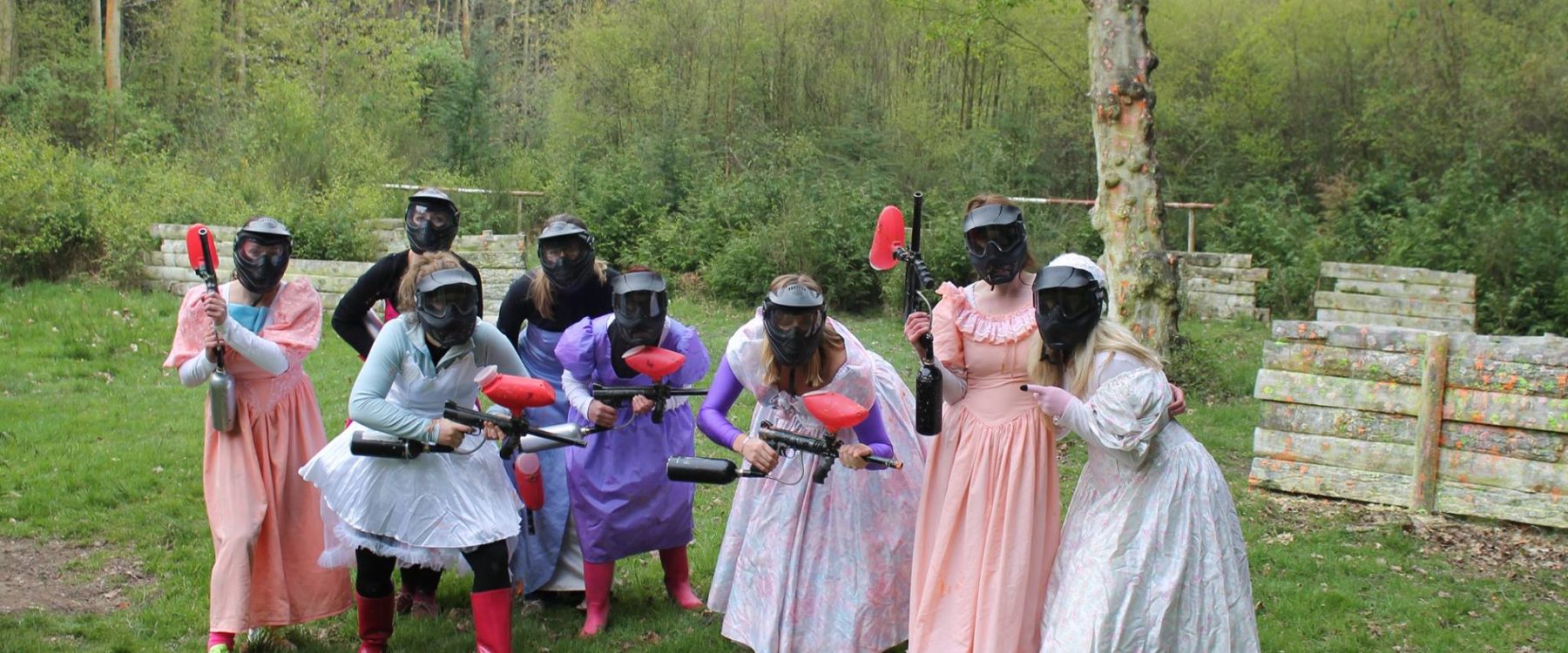 Paintball for hen Groups